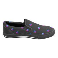 Pulse Small Black Slip-on Canvas Women's Shoes