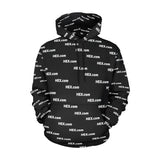 HEXdotcom White Men's All Over Print Hoodie