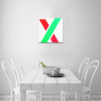 PulseX Logo Canvas Print 12"x12"