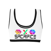 Sacrifice Black Women's All Over Print Sports Bra