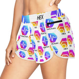 Hex Pulse TEXT Women's Sports Shorts