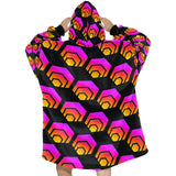 Hex Black Blanket Hoodie for Women