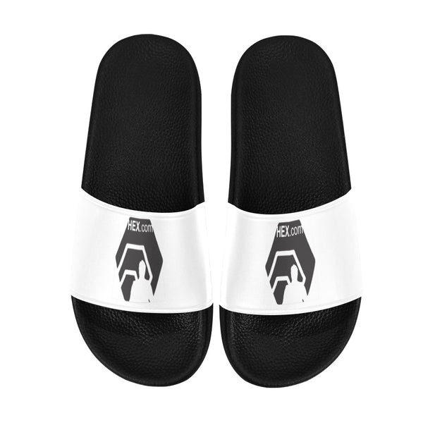 HexDotCom RH Blk Black Men's Slide Sandals