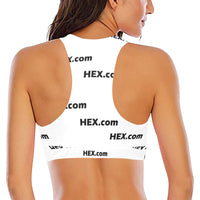 HEXdotcom Crop Bikini Top