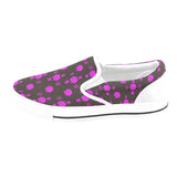 5555 Pink Slip-on Canvas Women's Shoes