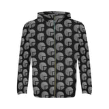 Future 3d BLK Men's All Over Print Full Zip Hoodie