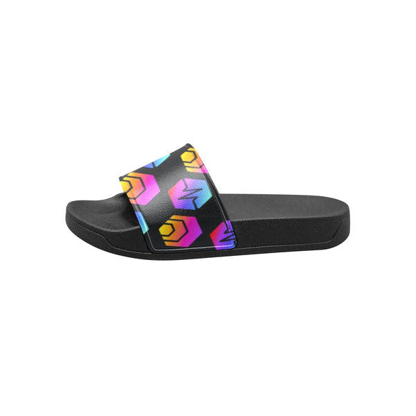 Hex Pulse Combo Black Kid's Slide Sandals