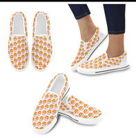 Shiba Inu Slip-on Canvas Women's Shoes