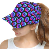 Pulse Black All Over Print Snapback Cap