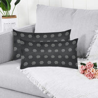 Hex Black & Grey Rectangle Pillow Cases 20"x36" (Pack of 2)