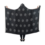 Hex Black & Grey Hooded Blanket 60"x50"