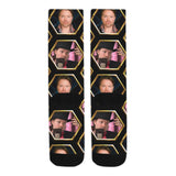 Richard Heart Faces1 Sublimated Crew Socks (3 Packs)