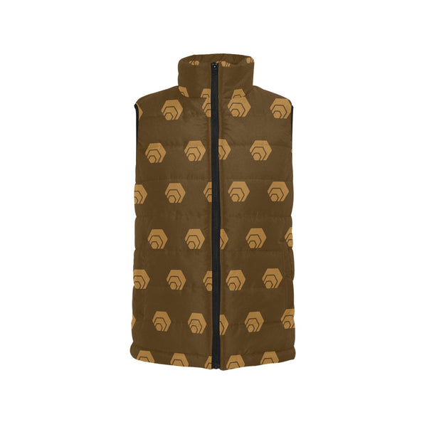 Hex Brown & Tan Women's Padded Vest