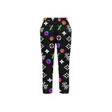 RH HPX Color White Men's All Over Print Casual Trousers