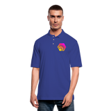 Hex Men's Pique Polo Shirt - royal blue