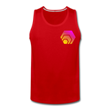 Hex Logo Men’s Premium Tank - red